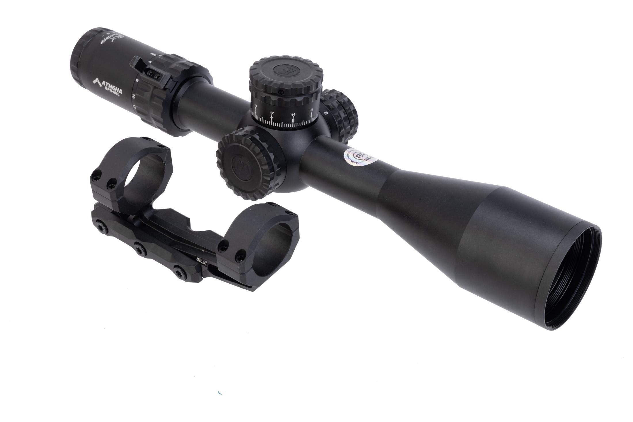 Primary Arms SLx 3-18x50mm FFP Gen II Rifle Scope - Illuminated ACSS Athena BPR MIL Reticle with Primary Arms SLx Cantilever 30mm Mount - 1.5"
